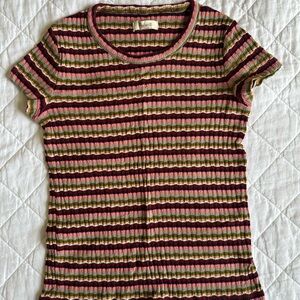 Madewell Striped Baby Tee